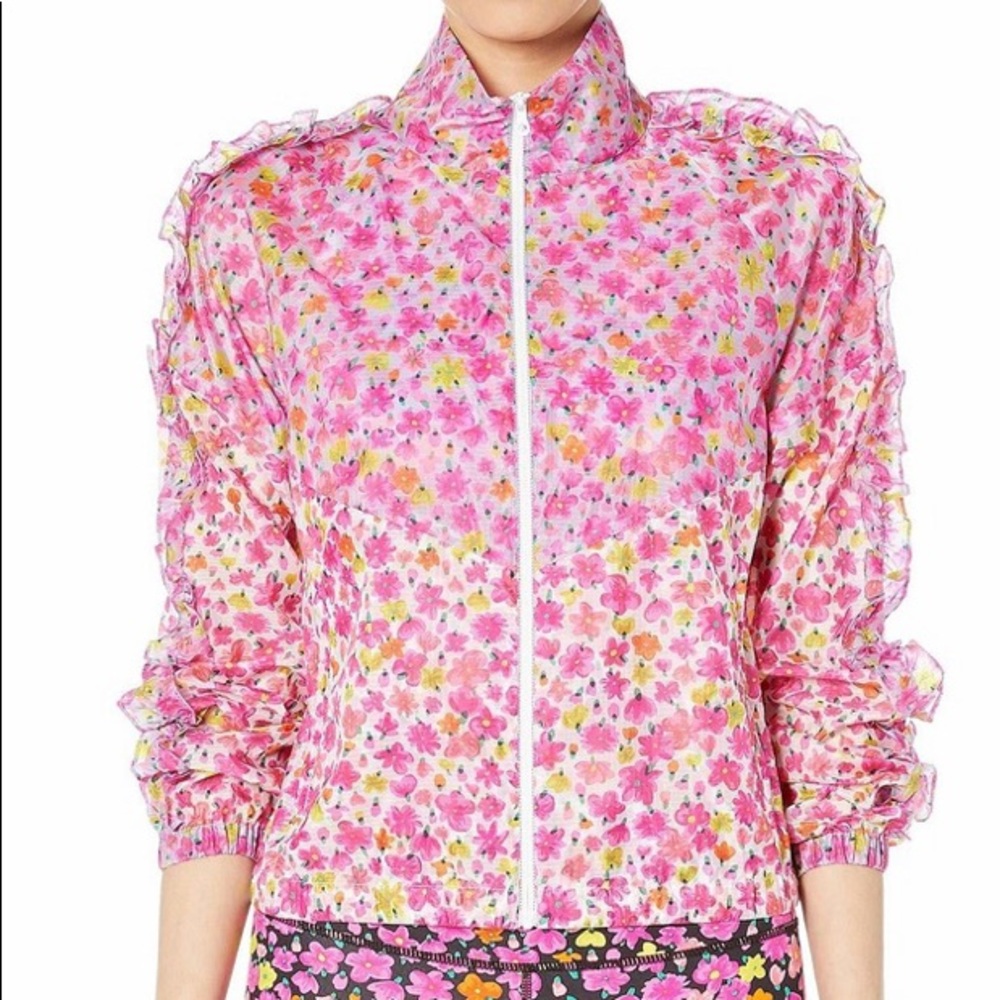 Kate Spade Marker Floral Windbreaker